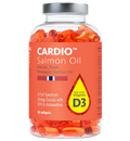 CARDIO™ 1000 mg Norwegian Salmon Oil + Vitamin D3 – 90 Capsules