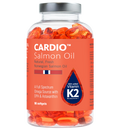 CARDIO™ 1000 mg Norwegian Salmon Oil + Vitamin K2 – 90 Capsules