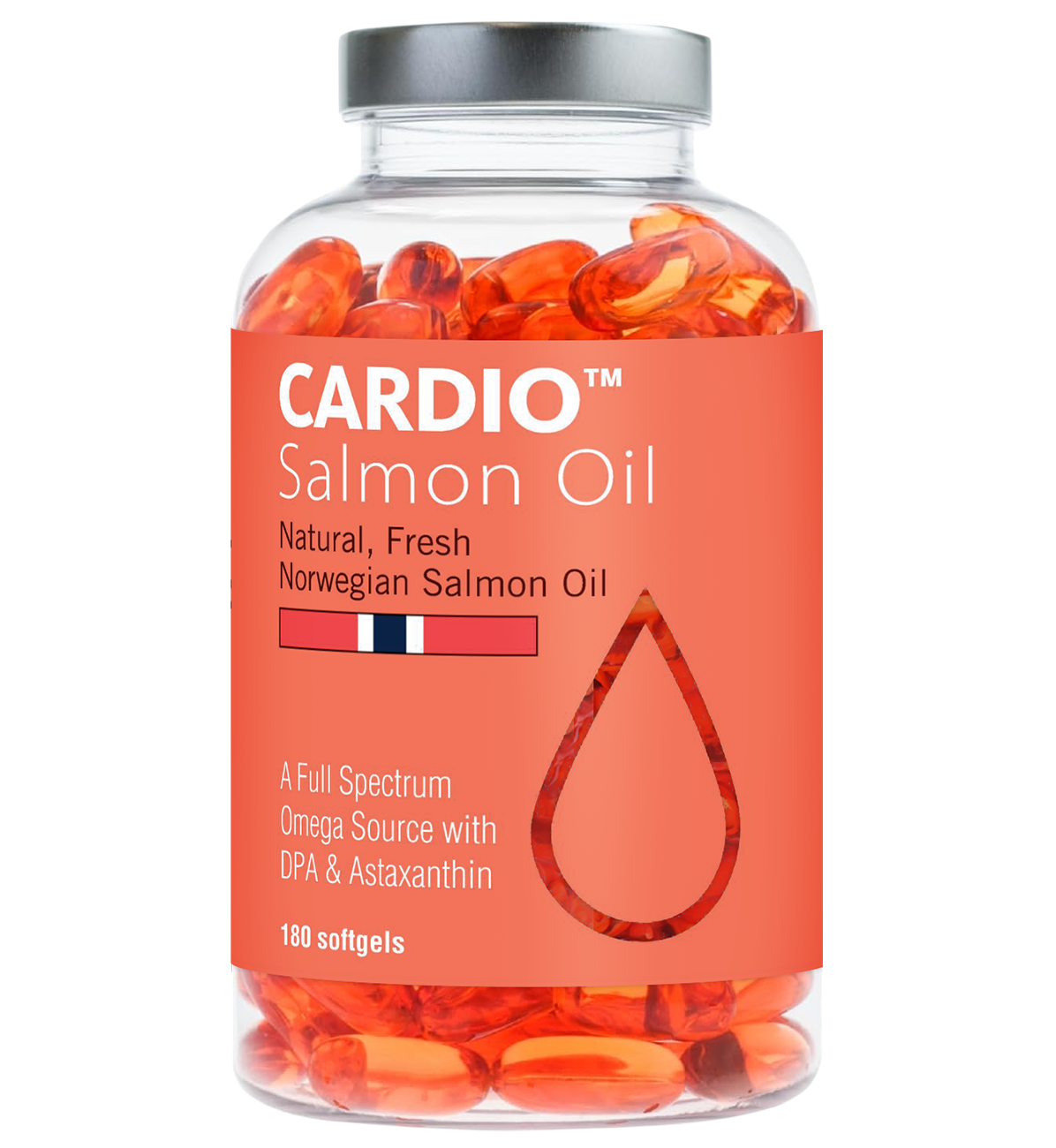 CARDIO™ 1000 mg Norwegian Salmon Oil – 90 Capsules