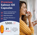 CARDIO™ 1000 mg Norwegian Salmon Oil – 180 Capsules