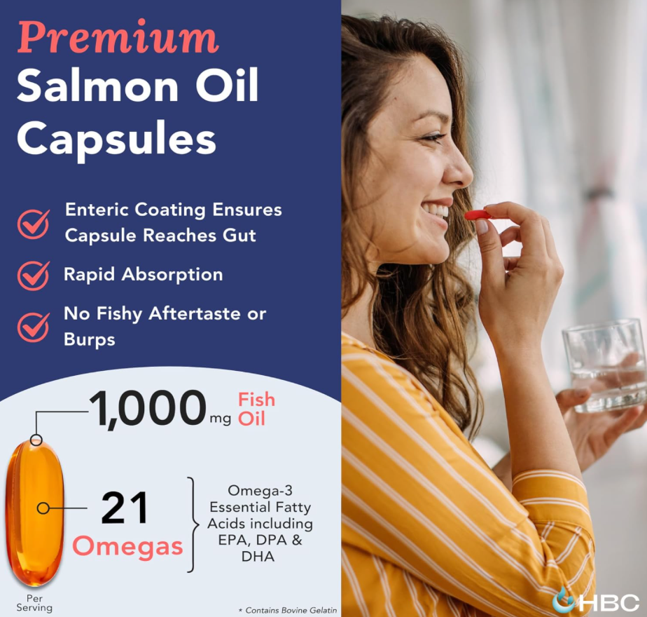 CARDIO™ 1000 mg Norwegian Salmon Oil – 180 Capsules